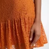 Mini-Unterkleid aus Kordel-Blumenspitze