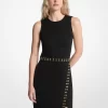 Minikleid mit Nieten