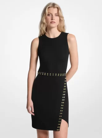Minikleid mit Nieten
