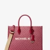 Mirella Medium Metallic Tragetasche mit Logo Mirella Medium Metallic Tragetasche mit Logo