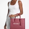 Mirella Medium Metallic Tragetasche mit Logo Mirella Medium Metallic Tragetasche mit Logo