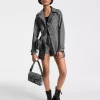 MK2000 Logo Jacquard Trenchcoat