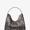 Nayla Medium Schultertasche aus Kalbsleder mit Leopardenmuster Nayla Medium Schultertasche aus Kalbsleder mit Leopardenmuster