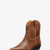 Noemie Distressed-Lederstiefel Noemie Distressed-Lederstiefel