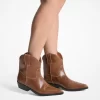 Noemie Distressed-Lederstiefel Noemie Distressed-Lederstiefel