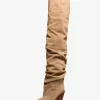 Noemie Overknee-Stiefel aus Wildleder