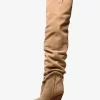 Noemie Overknee-Stiefel aus Wildleder