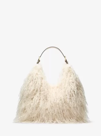 Nolita Große Hobo-Schultertasche aus Kunstfell