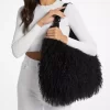 Nolita Große Hobo-Schultertasche aus Kunstfell