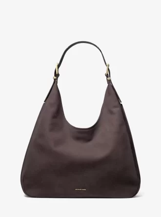 Nolita Große Hobo-Schultertasche aus Nubukleder Nolita Große Hobo-Schultertasche aus Nubukleder