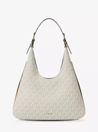Nolita Große Hobo-Schultertasche mit charakteristischem Logo Nolita Große Hobo-Schultertasche mit charakteristischem Logo