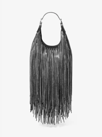 Nolita kleine Hobo-Schultertasche aus Wildleder mit Nieten und Fransen in limitierter Auflage Nolita kleine Hobo-Schultertasche aus Wildleder mit Nieten und Fransen in limitierter Auflage