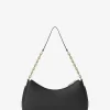 Nolita Medium Pochette aus genarbtem Leder mit Kette Nolita Medium Pochette aus genarbtem Leder mit Kette