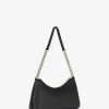 Nolita Medium Pochette aus genarbtem Leder mit Kette Nolita Medium Pochette aus genarbtem Leder mit Kette