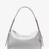 Nolita Medium Schultertasche aus metallisch genarbtem Leder Nolita Medium Schultertasche aus metallisch genarbtem Leder