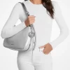 Nolita Medium Schultertasche aus metallisch genarbtem Leder Nolita Medium Schultertasche aus metallisch genarbtem Leder