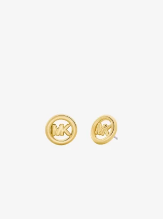 Ohrstecker mit kleinem Logo-Anhänger