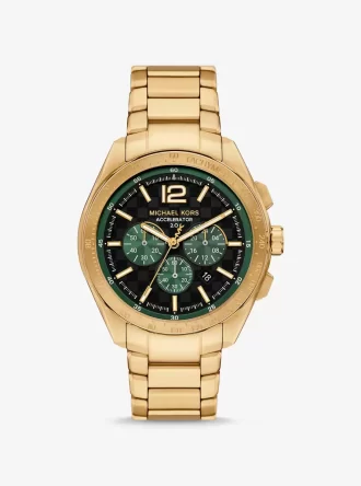 Oversized Accelerator 2.0 Goldfarbene Uhr
