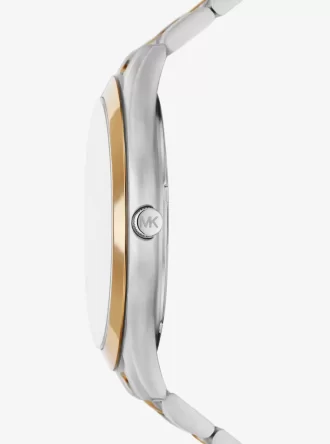 Oversized Slim Runway Zweifarbige Uhr