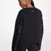 Paillettenpullover aus Baumwollmischgewebe Paillettenpullover aus Baumwollmischgewebe