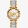 Parker Pavé Goldfarbene Acetat-Uhr Parker Pavé Goldfarbene Acetat-Uhr