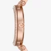 Parker Pavé Roségoldfarbene und Acetat-Uhr Parker Pavé Roségoldfarbene und Acetat-Uhr