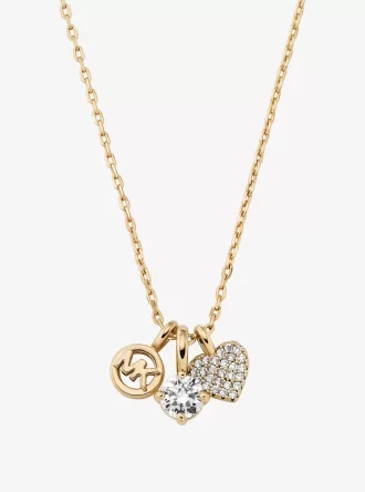 Pavé-Charm-Halskette
