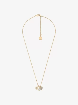 Pavé-Charm-Halskette