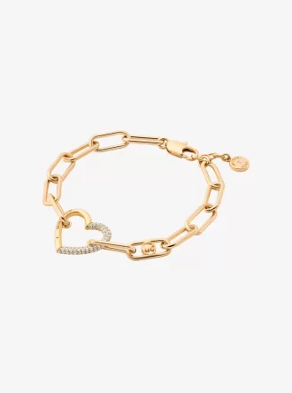 Pavé-Herz-Panzerarmband