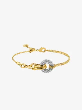 Pavé-ineinandergreifendes Creolenarmband