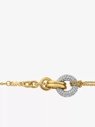 Pavé-ineinandergreifendes Creolenarmband