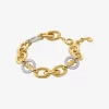 Pavé-Logo-Charm-Kettenarmband