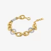 Pavé-Logo-Charm-Kettenarmband