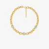 Pavé MK Pop Charm Kettenglieder-Halskette