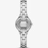 Petite Aspyn Pavé Silberfarbene Uhr Petite Aspyn Pavé Silberfarbene Uhr