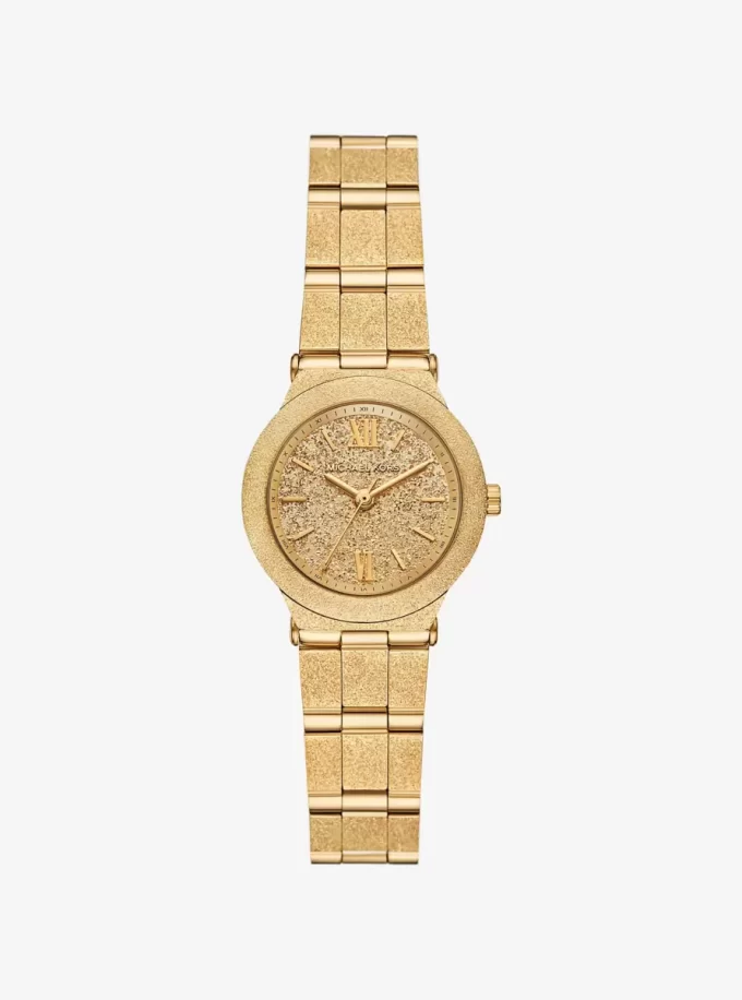 Petite Billie Uhr in mattiertem Goldton Petite Billie Uhr in mattiertem Goldton