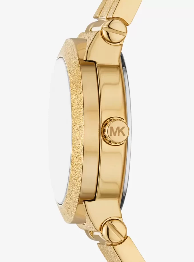Petite Billie Uhr in mattiertem Goldton Petite Billie Uhr in mattiertem Goldton