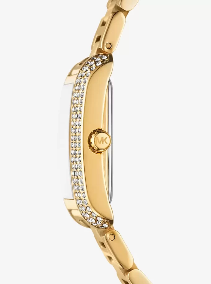Petite Emery Goldfarbenes Uhren- und Schmuckgeschenkset