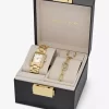 Petite Emery Goldfarbenes Uhren- und Schmuckgeschenkset