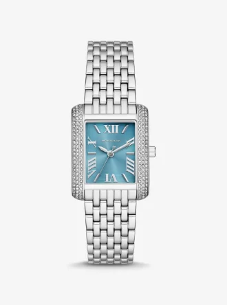 Petite Emery Pavé Silberfarbene Uhr Petite Emery Pavé Silberfarbene Uhr