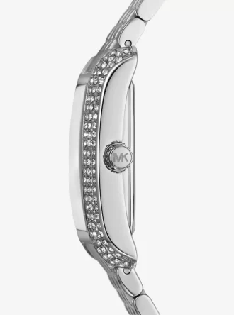 Petite Emery Pavé Silberfarbene Uhr Petite Emery Pavé Silberfarbene Uhr