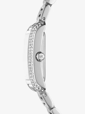 Petite Emery silberfarbenes Uhren- und Schmuckgeschenkset