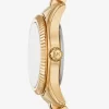Petite Lexington Pavé goldfarbene Uhr Petite Lexington Pavé goldfarbene Uhr