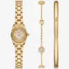 Petite Lexington Pavé Goldfarbenes Uhren- und Schmuckset Petite Lexington Pavé Goldfarbenes Uhren- und Schmuckset