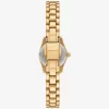 Petite Lexington Pavé Goldfarbenes Uhren- und Schmuckset Petite Lexington Pavé Goldfarbenes Uhren- und Schmuckset