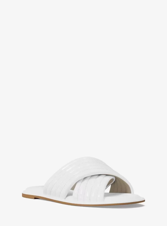 Portia Patent Slide Sandale Portia Patent Slide Sandale