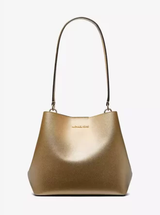 Pratt Medium Metallic Schultertasche