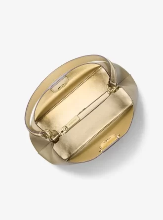 Pratt Medium Metallic Schultertasche