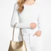 Pratt Medium Metallic Schultertasche Pratt Medium Metallic Schultertasche