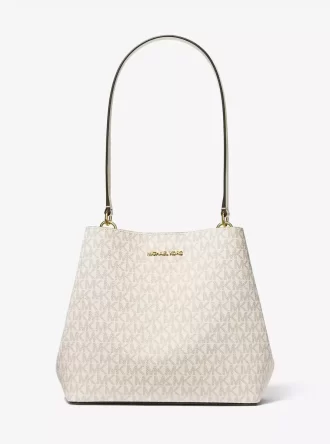 Pratt Medium Schultertasche mit charakteristischem Logo